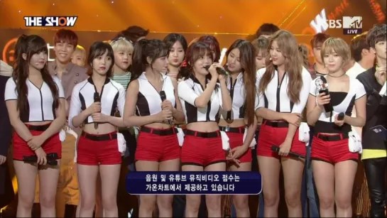 [Today Winner] 160524 AOA (에이오에이) 1위 수상 Win  Encore (엔딩) @ 더쇼 The Show [1080p]