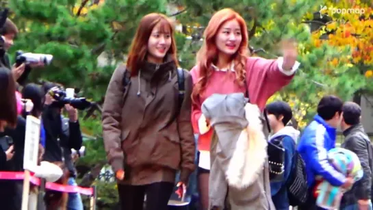 [PAPARAZZI] 13.11.2015 Tahiti по пути на репетицию для Music Bank