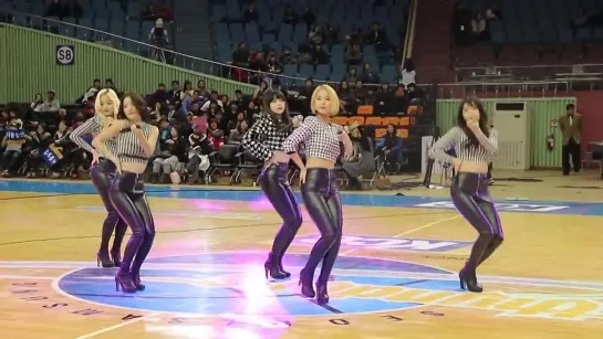 12.02.2015 TAHITI - Oppa, you are mine @ Открытие баскетбольной игры "Seoul Samsung Thunders" Team Korean Basketball League