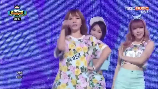 [PERF][bad sound] 09.07.2014 TAHITI - Oppa, you are mine @ Show Champion