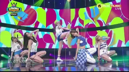 [PERF] 02.07.2014 TAHITI - Oppa, you are mine @ Show Champion