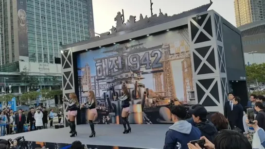 [FANCAM] 161120 Sistar @фансайн 'Naval Battle 1942' в Global Game Exhibition G-STAR BEXCO, Busan