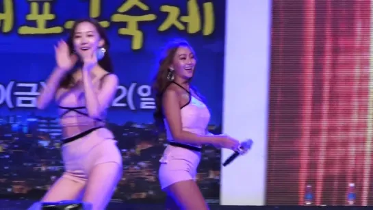 [FANCAM] 161002 Sistar - Ma Boy (Hyolyn focus) @ Asia Culture Festival in Guro