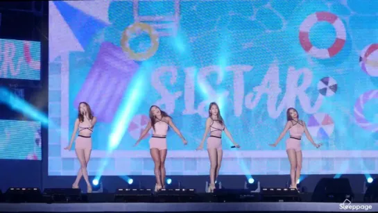 [FANCAM] 160903 Sistar - I Swear @ 2016 Incheon Sky Festival