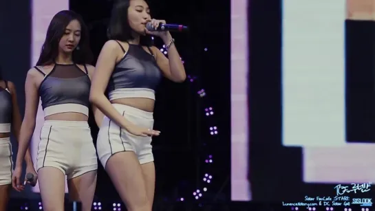 [Fancam] 160806 Sistar: Бора - Shake It @ Tomato Festival