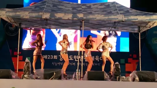 [FANCAM] 150902 Sistar - Touch My Body @ 23rd Gangwondo Sports for All Festival