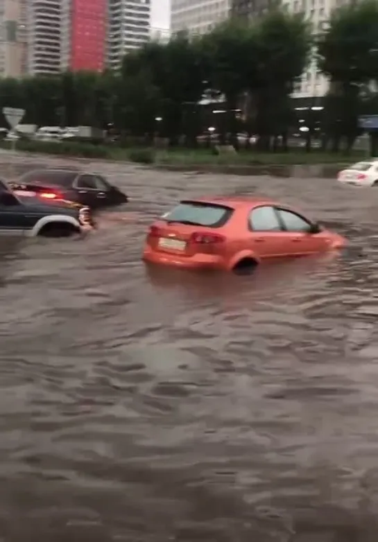 Наводнение в Красноярске