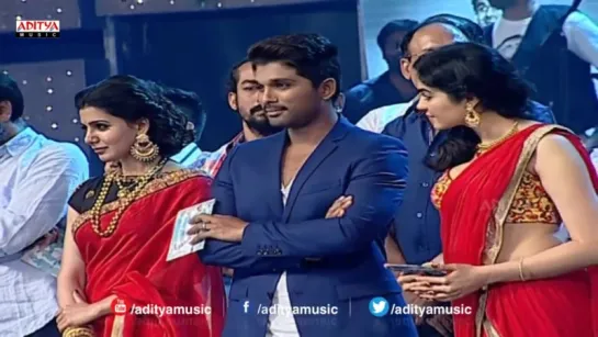 So Satyamurthy Audio Launch Live Part 13  Allu Arjun,  Trivikram, Samantha, DSP, Nitya Menon