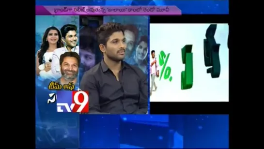 So Satyamurthy Team in Tv9 Studio - Samantha, Allu Arjun and Trivikram1