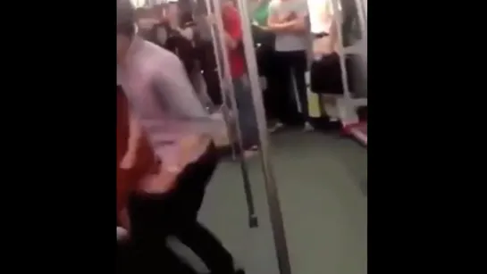 MMA NINJA ON TRAIN