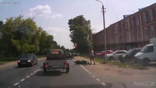 Авария в Ликино-Дулево. Сбили скутериста