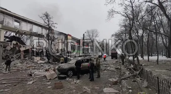 Страшнейший обстрел Калининского района г Донецка