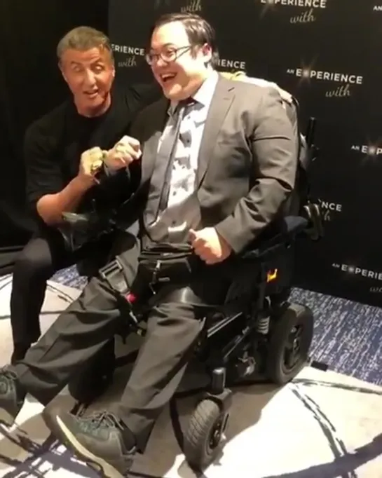 An experience with Sylvester Stallone (Лондон, 31 августа 2019)