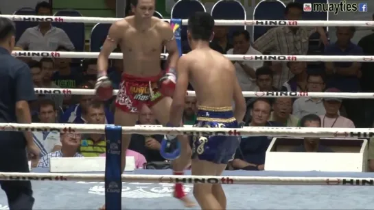 Muay Thai Fight - Yodpanomrung vs Rittidet - New Lumpini Stadium, Bangkok, 5th June 2015