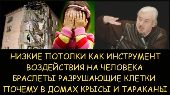 Н.Левашов. Низкие потолки как инструмент воздействия на человека. Браслеты разрушающие клетки. Откуда в домах крысы и тараканы