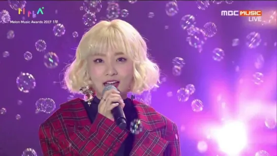 Bolbbalgan4 - Galaxy @ @ 2017 Melon Music Awards 171202