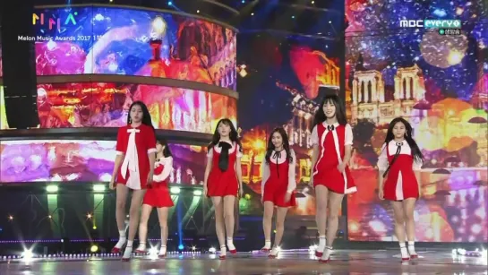 GFriend - Summer Rain + Love Whisper @ 2017 Melon Music Awards 171202