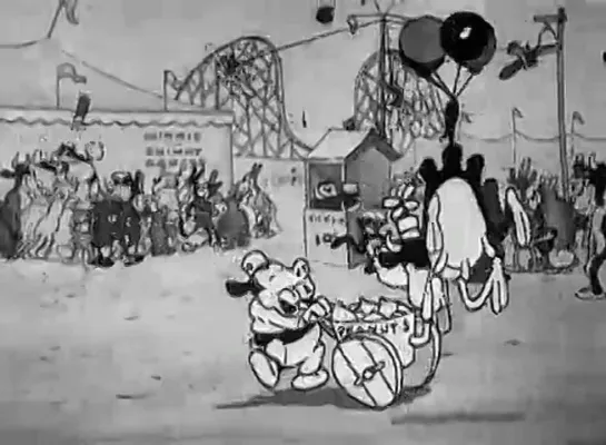 Микки Маус - Дитя Карнавала/Mickey Mouse - The Karnival Kid 1929