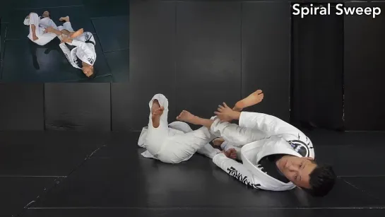 Spiral Armbar  Sweep from De La Riva Guard