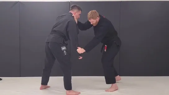 Cross Collar Ankle Pick BJJ Takedown