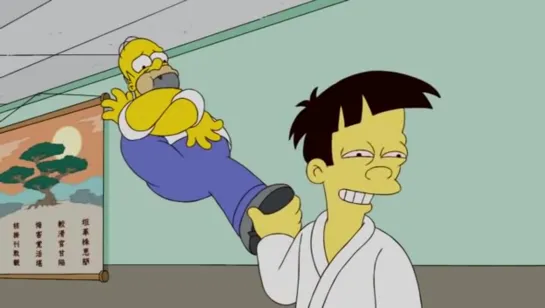 Homer Simpson Jiujitsu