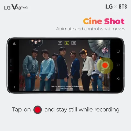 [VIDEO] LG X BTS_ How to make Cine Shot with the LG V40 ThinQ