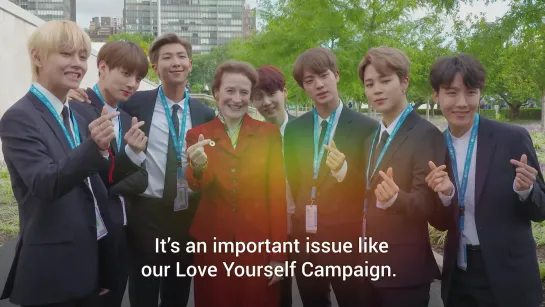 [VIDEO] BTS at the United Nations ¦ UNICEF