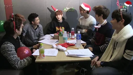 [BTS 꿀 FM 06.13] The very happy Christmas with BTS!