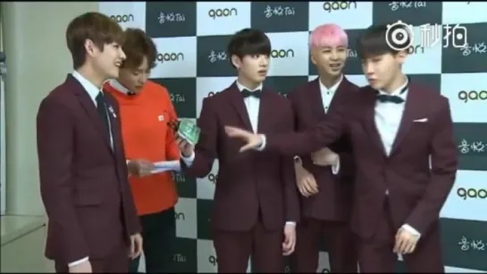 [VIDEO] Interview BTS for Yinyuetai on 5th Gaon Charts Award Backstage