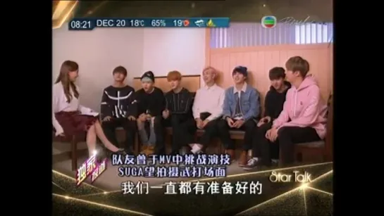 [VIDEO] Интервью BTS для Star Talk  (Hong Kong)