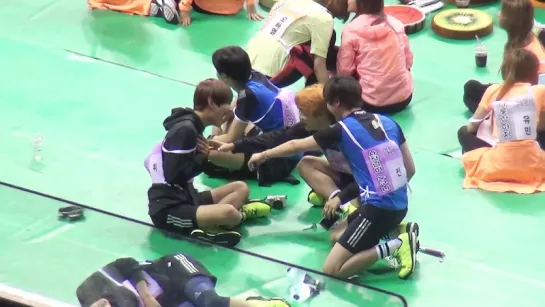 150810 아육대 방탄소년단 ISAC BTS 01 playing ABC game