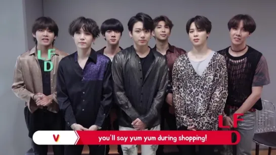 [VIDEO] BTS talks about LDF 냠 for  LOTTE DUTY FREE