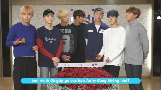 [VIDEO] BTS Greeting for Thanks - Roses from Vietnamese Army