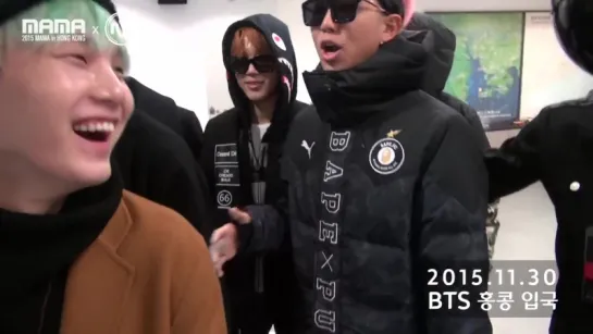 [2015MAMAxMPD] 151130 BTS, welcome to Hong Kong for 2015 MAMA