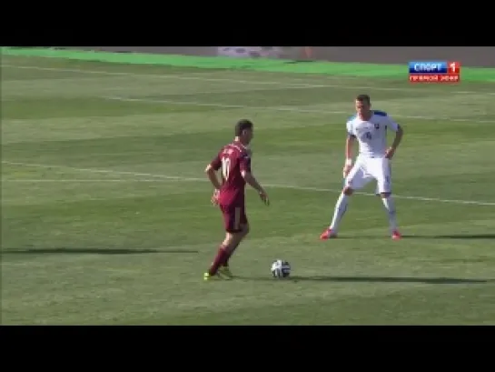 Товарищеский матч. Россия - Словакия : 1 - 0 (1-й тайм) (26.05.2014)