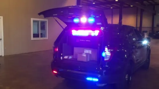 Police Interceptor Utility SUV demo video Featuring Federal Signal