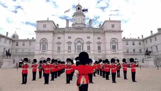 The Band of the Scots Guards performing Stefania by Kalush Orchestra