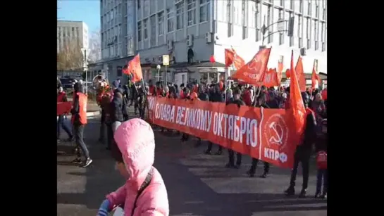 Видео-песня "И вновь продолжается бой !". Город Ульяновск.  7 ноября 2017 года.