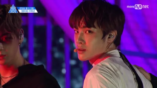 [FANCAM] Выступление Joo Hak Nyeon  с Knock @ Mnet Official