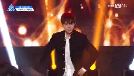 [FANCAM] 170424 Выступление Park Ji Hoon с песней Boy in Luv – BTS @ Mnet Official