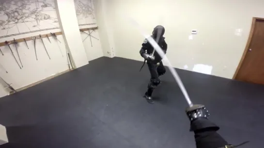 Expert saber sparring׃ Lee Smith vs Richard Marsden