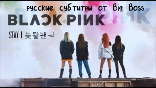 [Big Boss] BLACKPINK - STAY (русские субтитры)