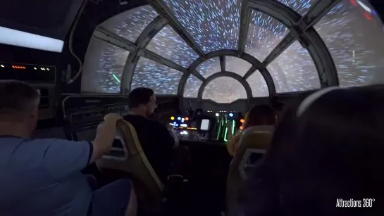 Star Wars Millennium Falcon Ride - Disneyland-s Galaxy-s Edge