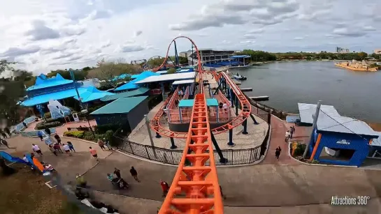 New Launched Roller Coaster- Ice Breaker at SeaWorld