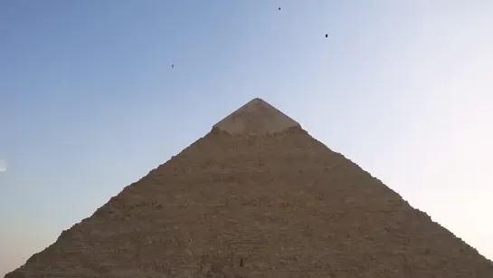 Wingsuit Flying Super Close To The Pyramids Of Giza