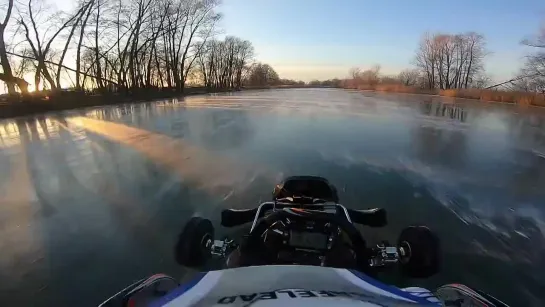 KZ-2 ice kart CRG Onboard Gennady Novichkov