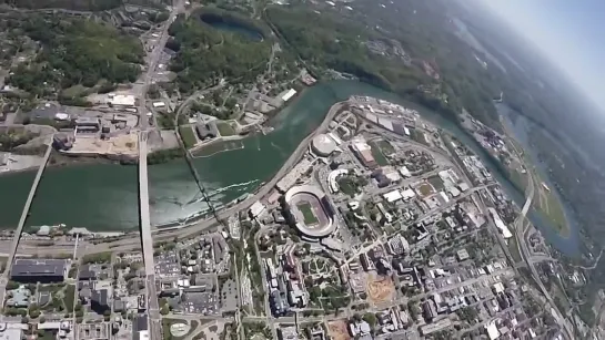 Navy Seals Insane Parachute Jump Into Football Stadium 😳