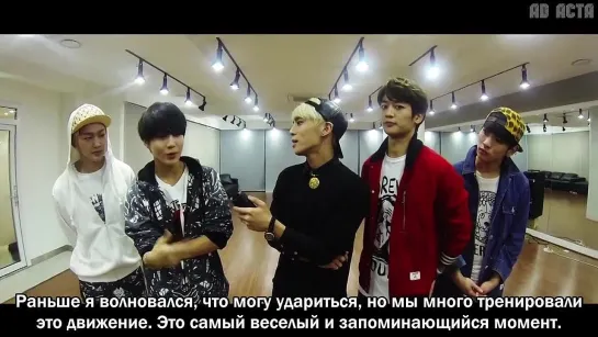 SHINee - Everybody Танцевальная практика (русс.саб)