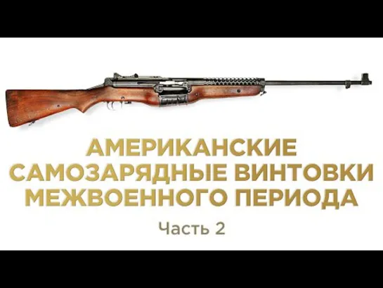 Американские самозарядные винтовки межвоенного периода. Часть 2. Лекторий: история оружия