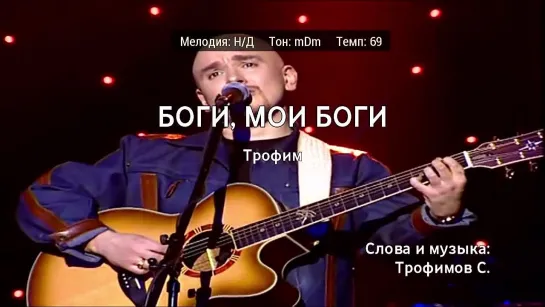 Трофим - Боги, Мои Боги (караоке)